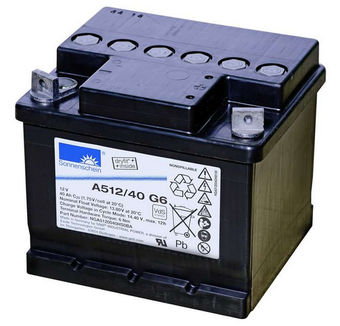 Artikelbild Sonnenschein A512/40 G6 Blei-Gel-Akku 12V 40Ah