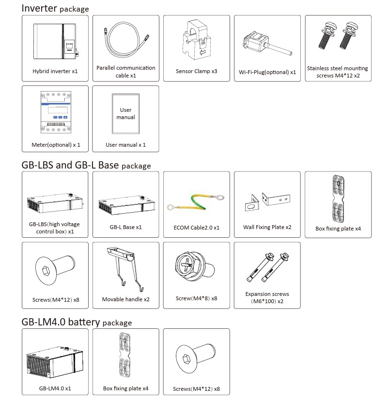 Deye GB-S12K-EU ALL-IN-ONE Hybrid Speichersystem 12 kWh
