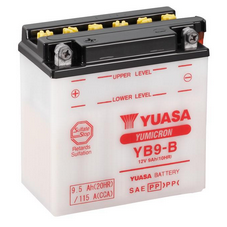 Yuasa Motorrad Batterie YB9BDC 12V/9Ah