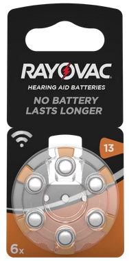 Rayovac Hörgeräte-Batterie 13AC im 6er-Blister