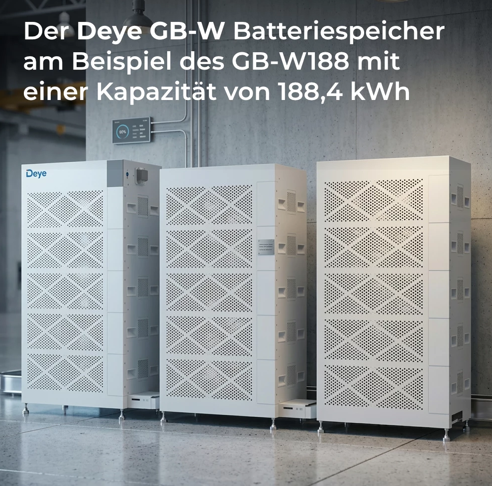 Deye GB-W60 - 60,1kWh Modulares Hochvolt-Batteriesystem