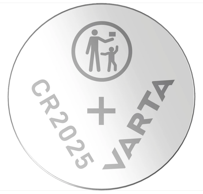 Varta Lithium Knopfzelle CR2025 bulk