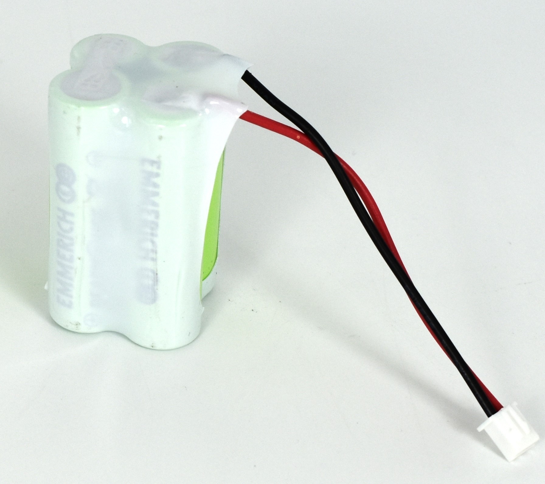 Ersatzakku für Mexcel Notleuchten-Serie M72 mit 8h Leuchtdauer NiMH AA 4,8V 2200mAh Beltrona 4er-Würfel AA mit Kabel und JST Stecker