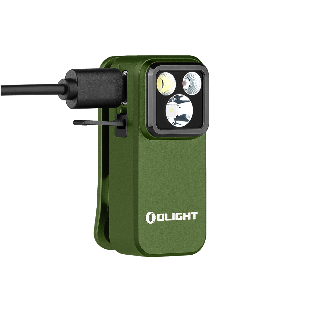 OLight Oclip Pro OD green Mobile LED Kleinleuchte mit Clip und Magnet