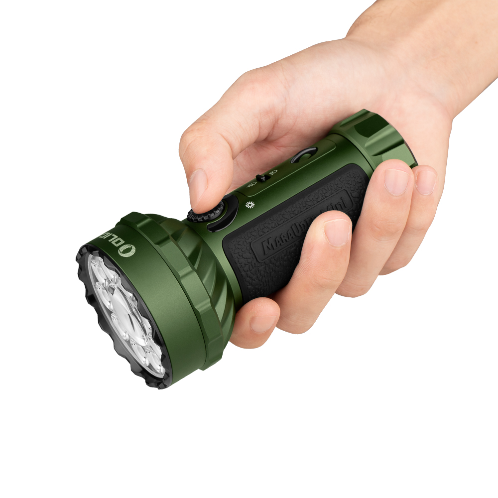 OLight Marauder Mini OD green Professionelle LED Taschenlampe mit Flut- und Fernlicht