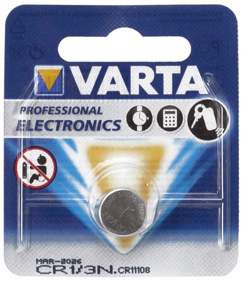 Varta Lithium Knopfzelle CR 1/3 N - Zuverlässige Energie im Einzelblister