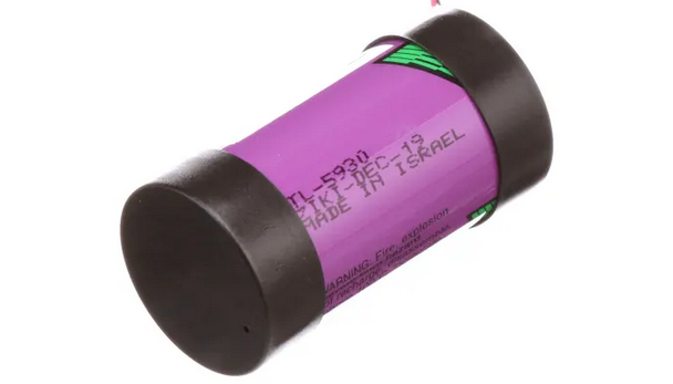 Tadiran TL-5930 Lithium Batterie D mit 3,6 V und 19 Ah, mit Kabelanschluss