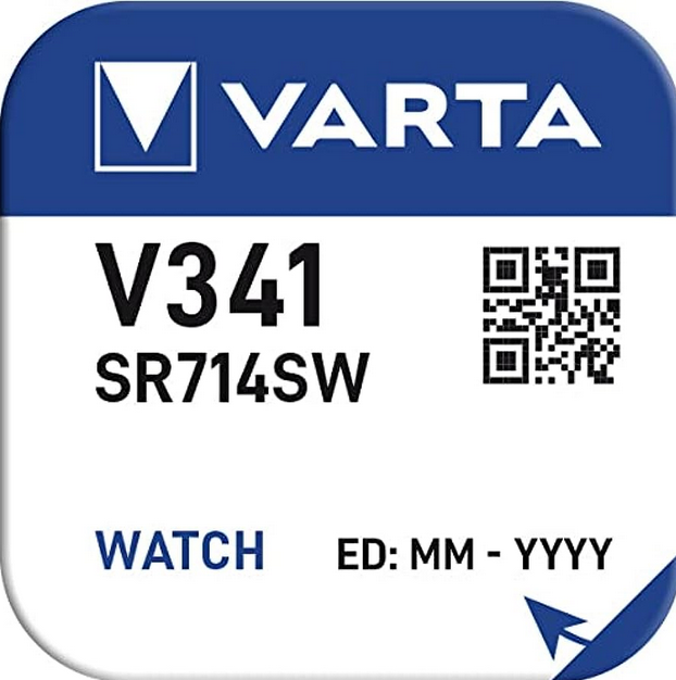 Varta Uhrenbatterie 341 / SR714SW (Low Drain)