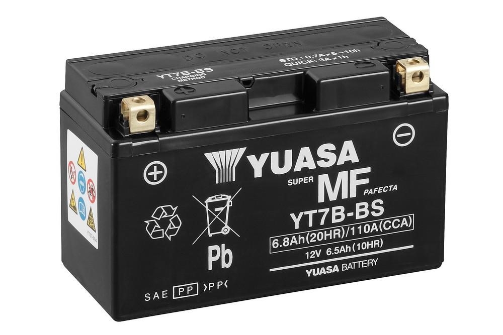 Bild Yuasa Motorrad Batterie  YT7B     12V/6,8Ah