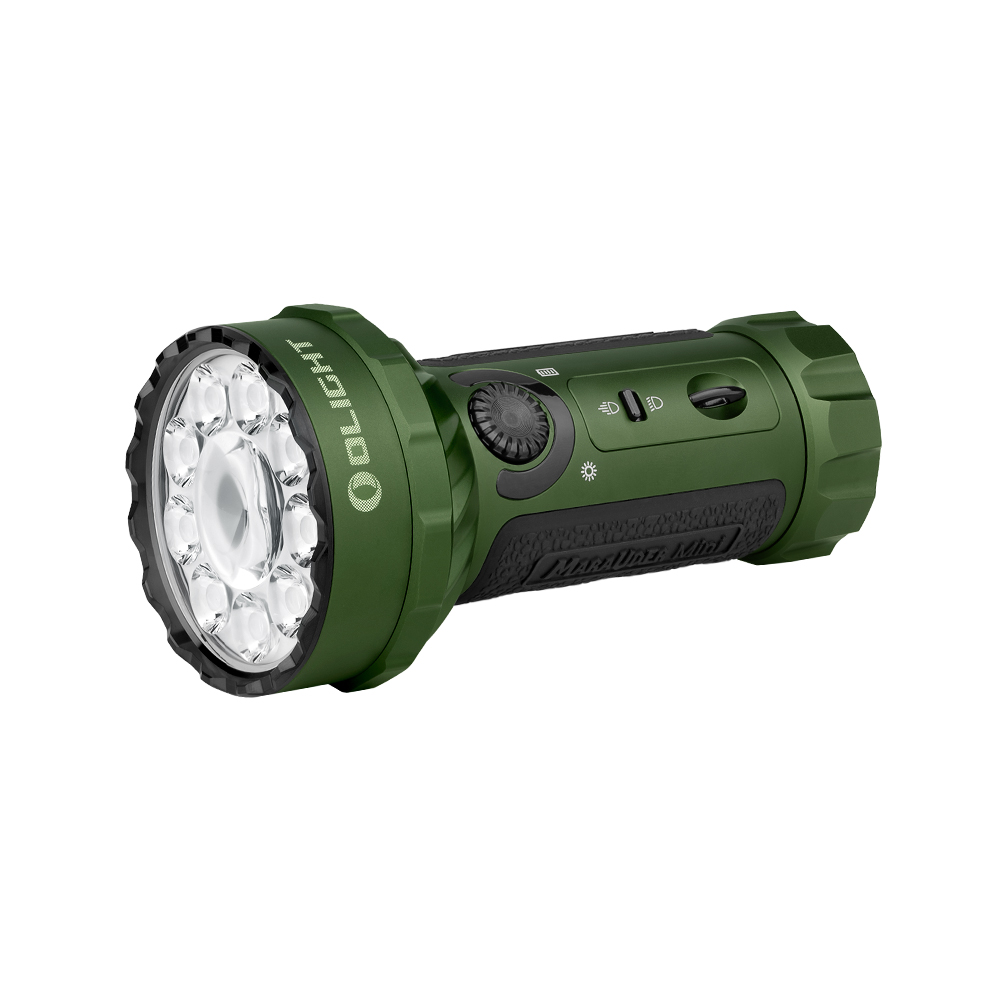 OLight Marauder Mini OD green Professionelle LED Taschenlampe mit Flut- und Fernlicht
