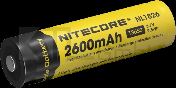 NiteCore 18650 Akku 2600mAh NL1826