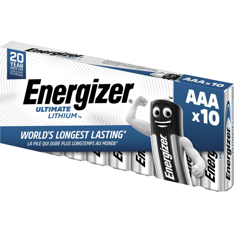 Energizer Ultimate Lithium Rundzelle L92 lose im 10er-Karton - L92ULTIMATE