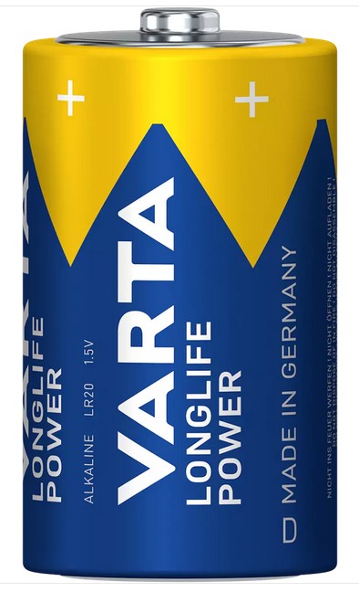 Varta Longlife Power Alkaline Batterie 4920 / LR20 1,5V