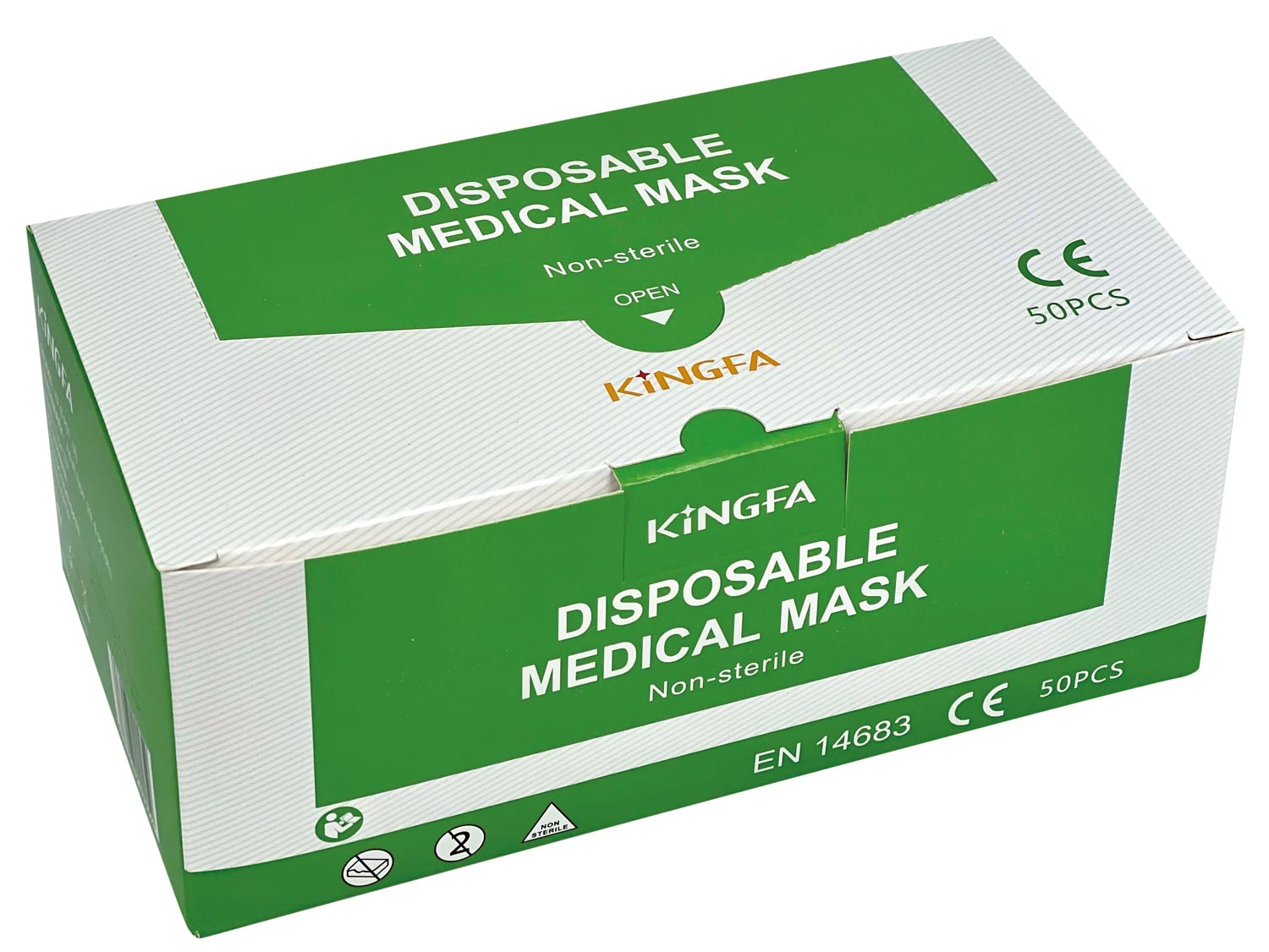 KINGFA Medizinische Gesichtsmaske EN14683  CE EN14683 Typ 2R