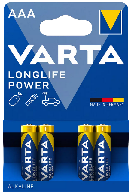 Varta Longlife Power Batterie 4903 / LR3 4er-Blister