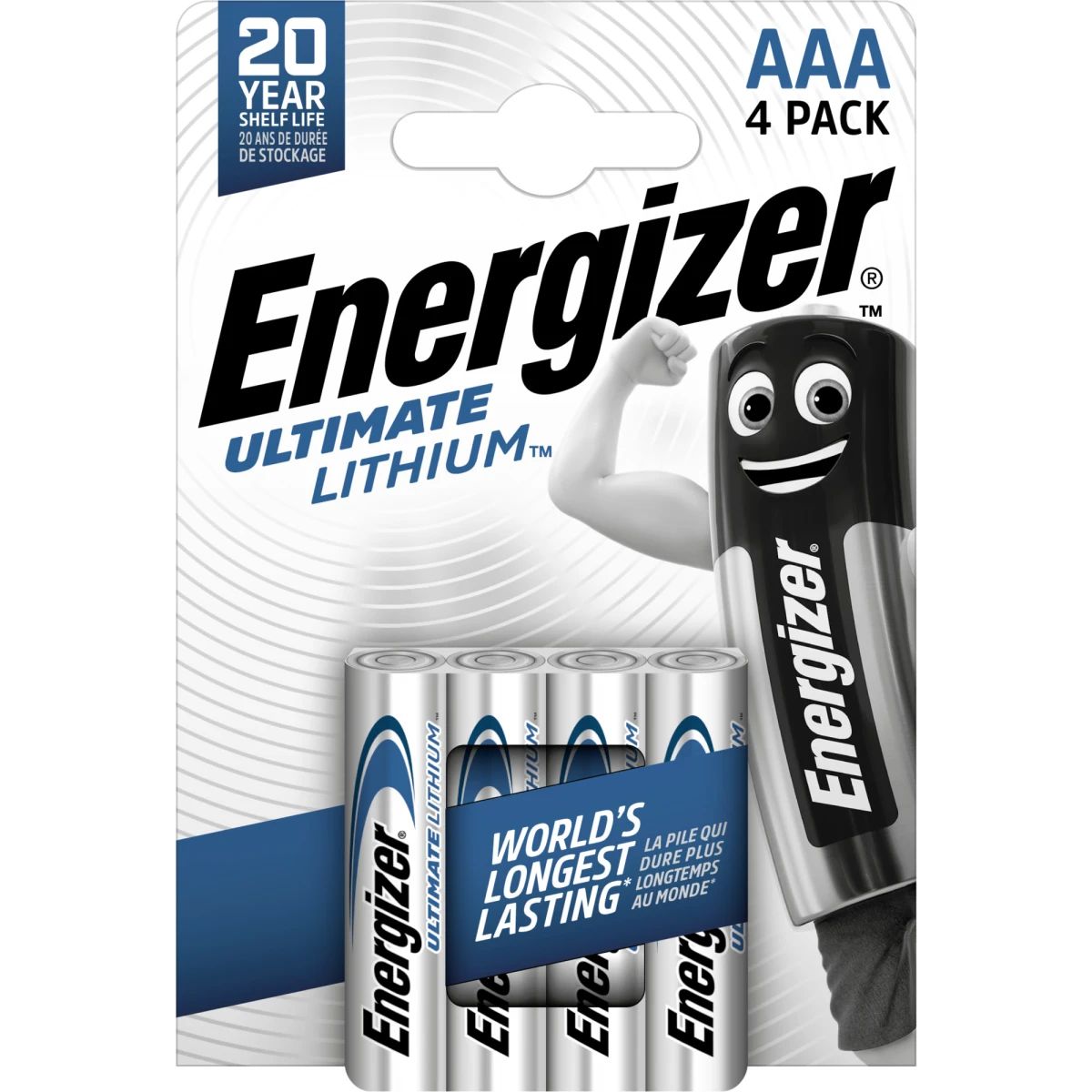 Energizer Ultimate Lithium Rundzelle L92 4er-Blister - L92ULTIMATEB4