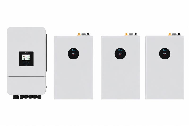 PV-Komplettanlage 6 kW mit 10,24 kWh Speicher - Deye 3Phasen Hybrid-Wechselrichter, 2x Deye SE-F5C Pro Niedervolt-Speicher sowie 16x 460W JA Solar