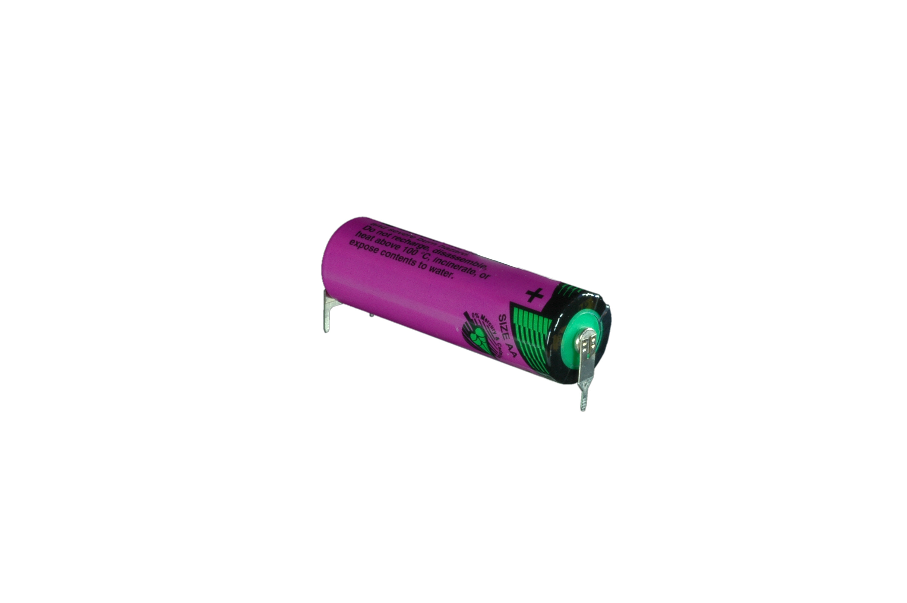 Tadiran Lithium Rundzelle SL-760PT Mignon AA 3,6 V 2,2 Ah / +1erPin -2erPin
