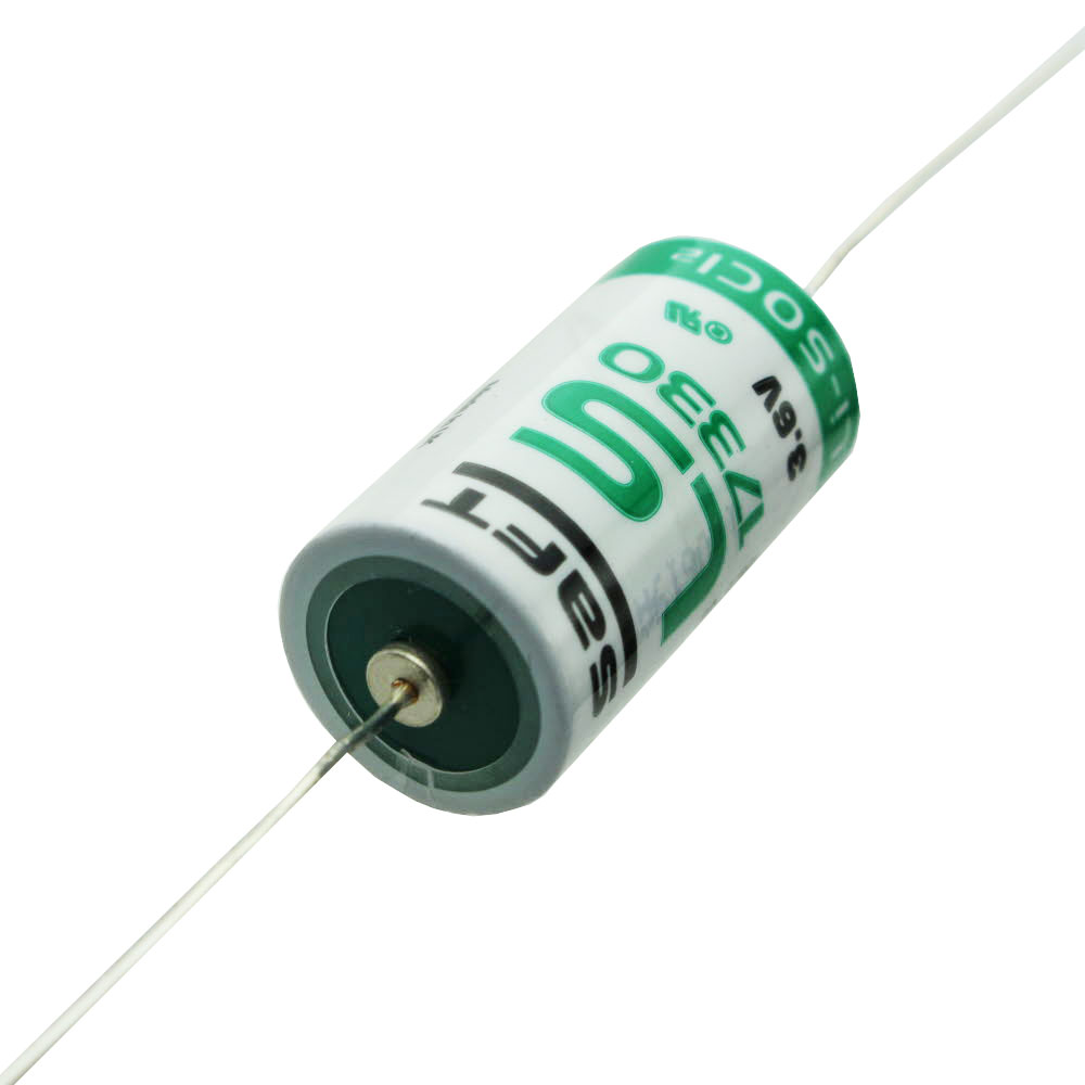 Saft Lithium-Batterie LS 17330 3,6V 2,1Ah mit axialen Ableitern