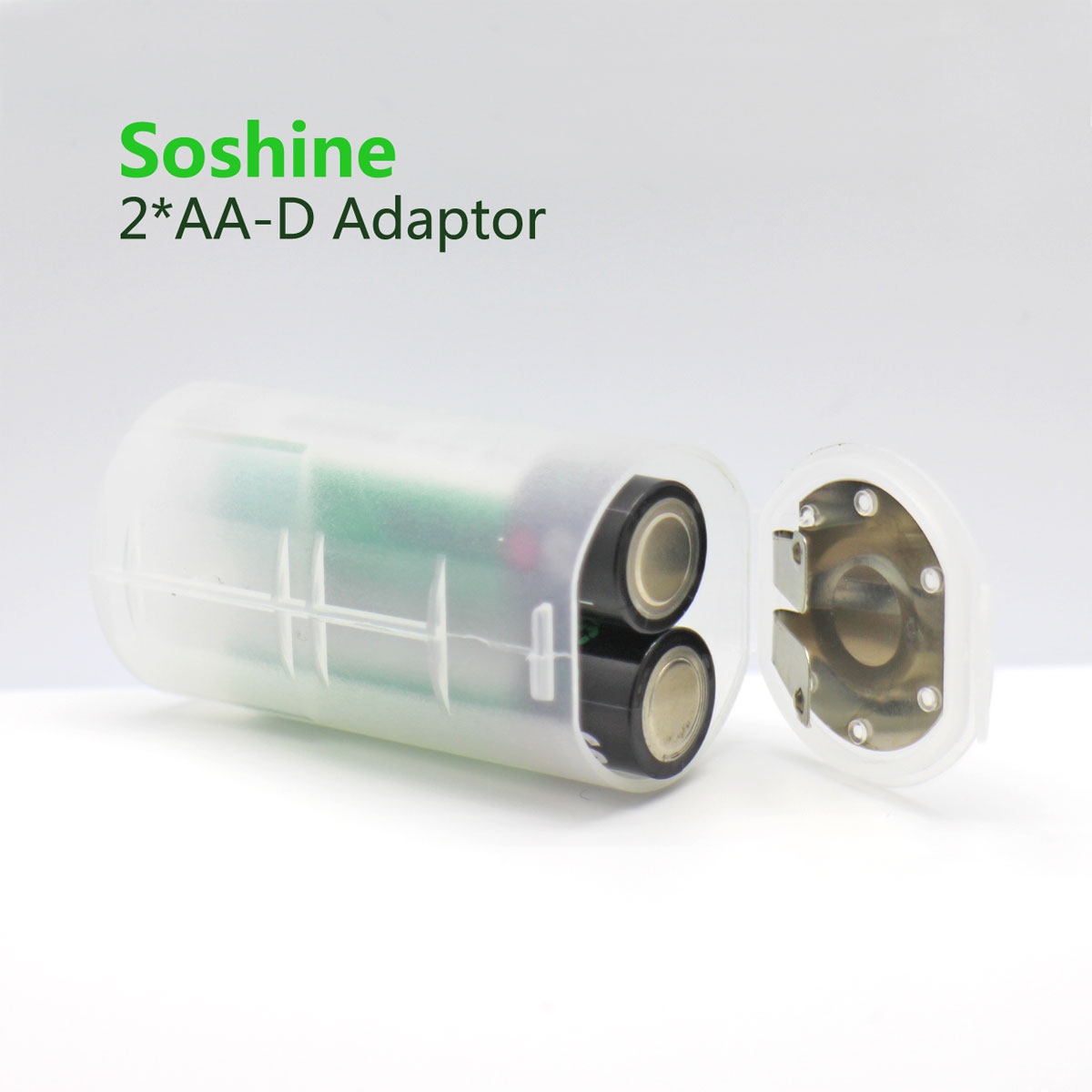 Soshine 2x Mignon to Mono SBC010 Batterieadapter