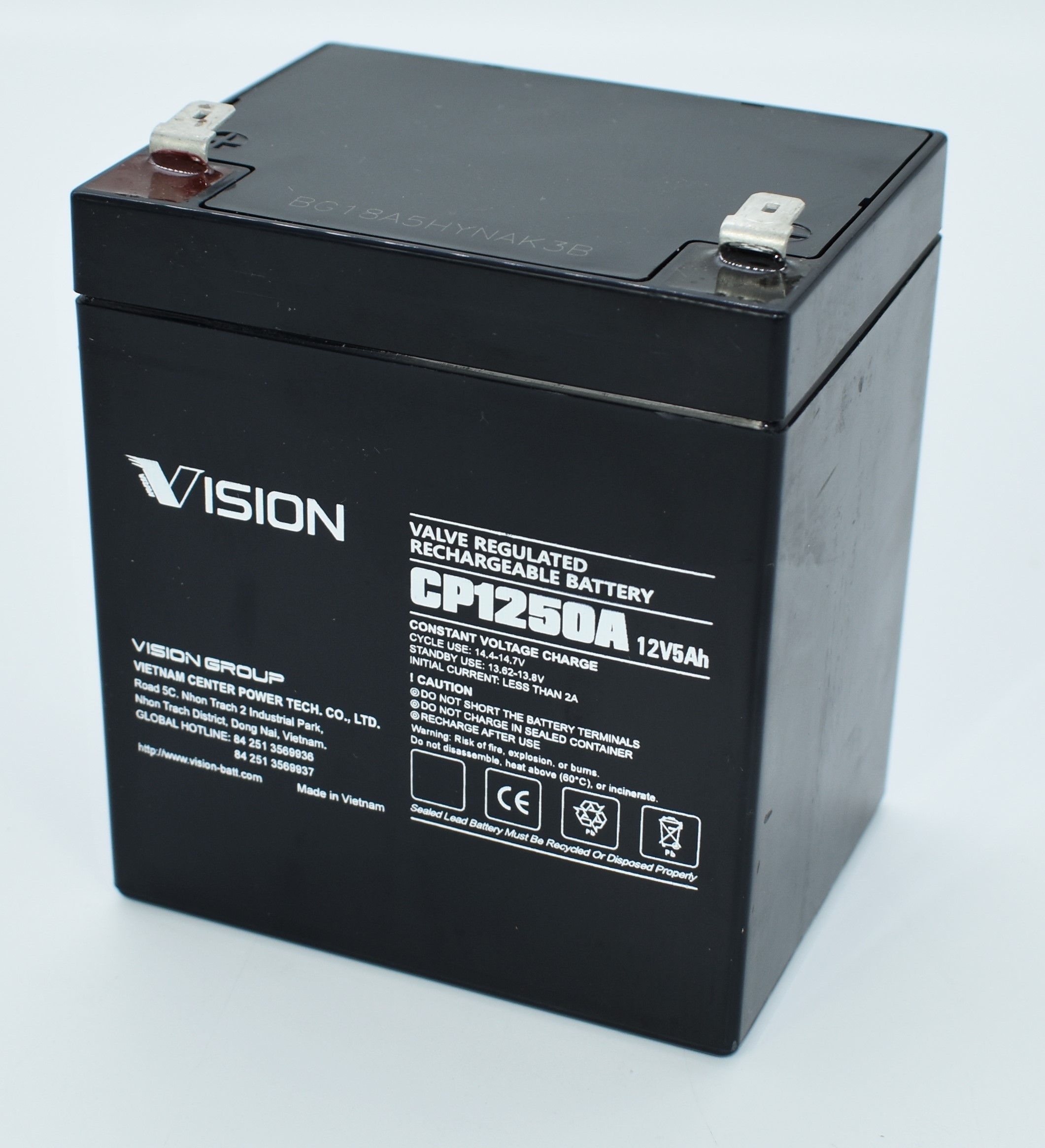 Bild Vision Bleiakku CP1250A mit 12V und 5,2Ah