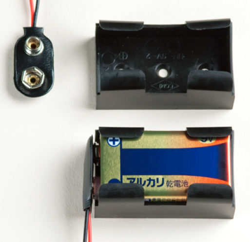 TAKACHI Batteriehalter mit Snap-Terminal + Snap für 1x 9V