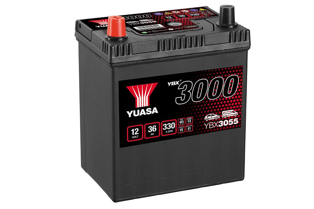 Yuasa Auto Batterie YBX3055 (DIN54027) 12V/40Ah C20
