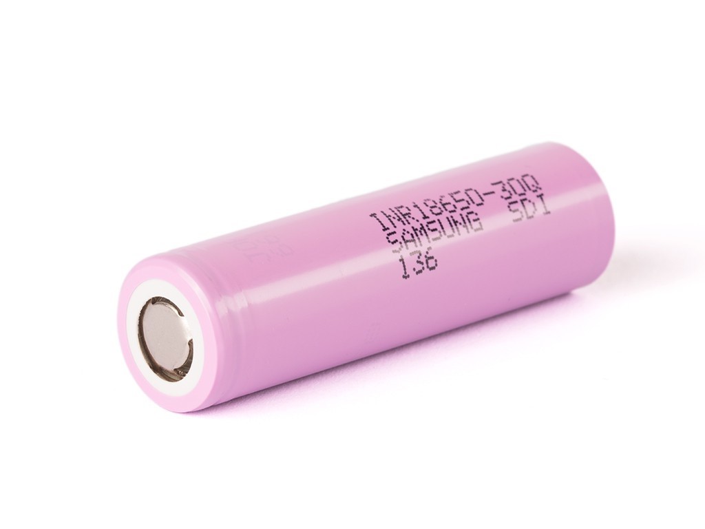 Bild Samsung LiIon Rundzelle INR18650-30Q Flat Top – Hochleistungs-Lithium-Ionen-Akku mit 3000 mAh