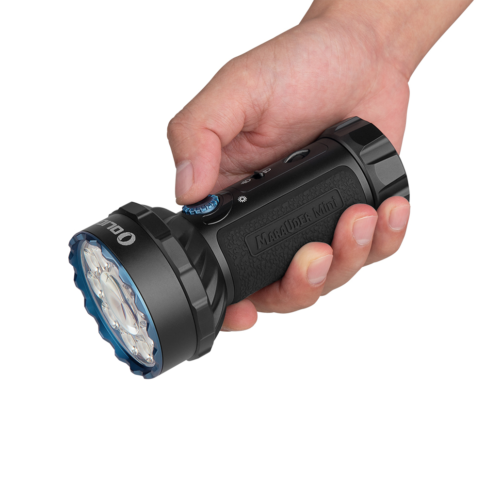 OLight Marauder Mini Professionelle LED Taschenlampe mit Flut- und Fernlicht