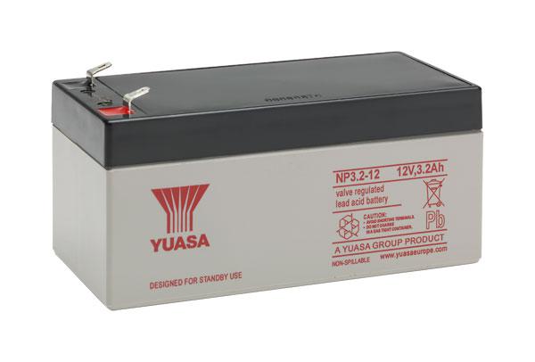 Yuasa NP3.2-12RP mit 12 V und 3,2 Ah