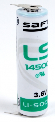 Saft Lithium Rundzelle LS 14500 3PFRP