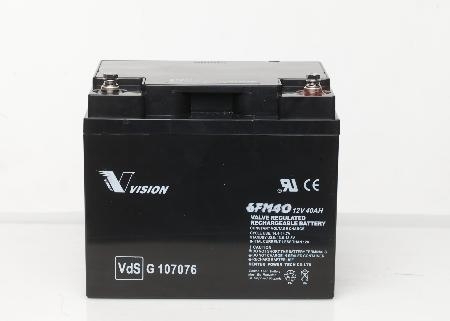 Bild VISION Bleiakku 6FM40X mit 12V und 40Ah