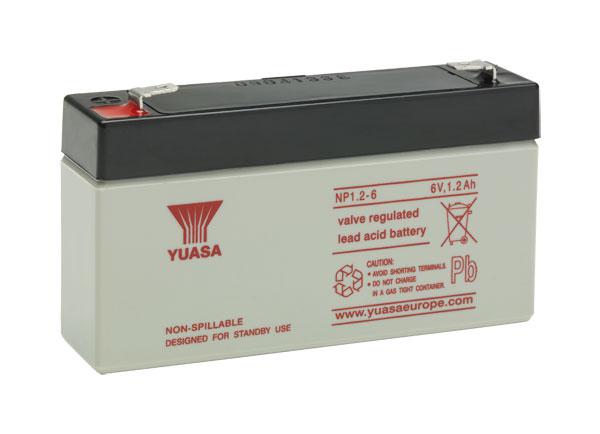 Yuasa Bleiakku mit 6V und 1,1Ah – NP1.2-6